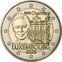 2 Euro (175th anniv. Chamber of Deputies and first Constitution 1848)