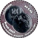 20 Centavos de Cruzeiro Novo Coin of 1967