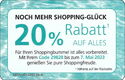 Noch Mehr Shopping-Glück - 20% Rabatt