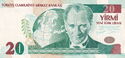 20 New Turkish Lira