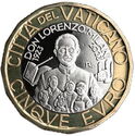 5 Euro (Don Lorenzo Milani. Centenary of his birth)