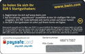 Paysafecard - bwin Startguthaben - Eur 5