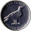 10 Pence (British Isles Wildlife - Birds of Prey - Golden Eagle)