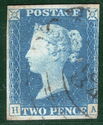 Queen Victoria - Two Penny Pale Blue
