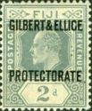 King Edward VII (Fiji),overprinted