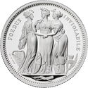 500 Pounds (Great Engravers - William Wyon - The Three Graces)