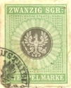Revenue stamp, Eagle in circle