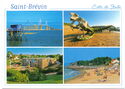 Various aspects of Saint-Brevin-les-Pins and of the Jade Coast