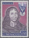 Briefmarke:-Blaise-Pascal-(1623-1662),-350th-Birth-Anniversary-(Monaco)