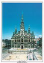 Liberec. Neorenaissance City Hall on Dr. E. Beneš square