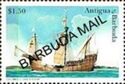 "Santa Maria" - Overprinted