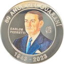 80 Guaranies (Carlos Pedretti. 80 years of Guaraní currency)