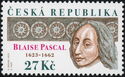 Briefmarke:-Blaise-Pascal,-Mathematician-(Tschechische-Republik)