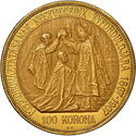 100 Korona (Franz Joseph I 40th Anniversary Coronation)