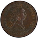 1 Cent (1792 1C Silver Center Cent Judd-1, Red Brown (Special Strike))