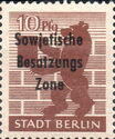 Overprint: Sowjetische Besatzungs Zone