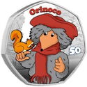 50 Pence (The Wombles - Orinoco - Silver Color)