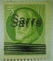 King Ludwig III overprinted Sarre