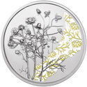 10 Euro (Flower language - Chamomile - Silver Color)
