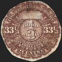 Stamp:-Beer---Numeral-(United-States-of-America:-Revenue-Stamps)