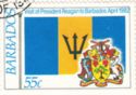 Barbados Flag and Arms