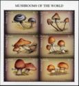 Mushrooms of the World - Overprinted
