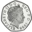 50 Pence (Sitting Libertine "Britannia")