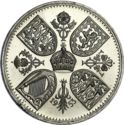 5 Shillings (1 Crown - Coronation Queen Elizabeth II)