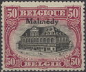 Overprint "Malmédy" on Leuven - Perf. 14