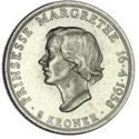 2 Kroner ( Princess Margrethe's 18th Birthday)
