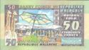 50 Francs = 10 Ariary