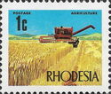 Wheat harvesting with a combine harvester