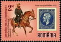 Stamp of 1872 and Chromolithograph of King Carol I