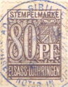 Elsass-Lothringen, 80 pfennig