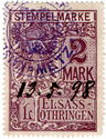 Elsass-Lothringen, 2 mark