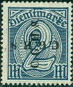C.G.H.S. on German Officials Watermark "Lozenges Diamond"