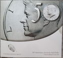 50 Cents / Half Dollar (Set 2 x Half Dollar 50th Anniv. of Kennedy Half Dollar Uncirc.)