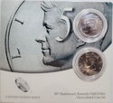 50 Cents / Half Dollar (Set 2 x Half Dollar 50th Anniv. of Kennedy Half Dollar Uncirc.)