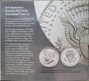 50 Cents / Half Dollar (Set 2 x Half Dollar 50th Anniv. of Kennedy Half Dollar Uncirc.)