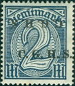 C.G.H.S. on German Officials Watermark "Lozenges Diamond"
