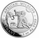 100 Shillings (African Wildlife - Elephant 1 Oz. 2024)