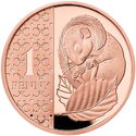 1 Penny (Hibernating Hazel dormouse ♚ - Gold)