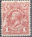 King George V - recess printed