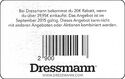 Rabatt Karte - Dressmann