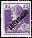 King Charles IV with 'Republic' overprint