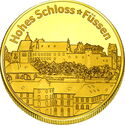 Hohes Schloss F眉ssen / Gluckstaler Deutschland Germany