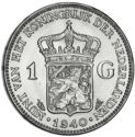 1 Gulden (Piek - Opgestoken Haar)