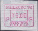 European Philatelic Exhibition "Phileuro 98" in Brussels
