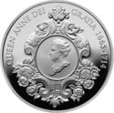 5 Pounds (300th Ann. of death of Queen Anne - Silver piedfort edition)