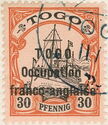 overprint on Imperial yacht "Hohenzollern"